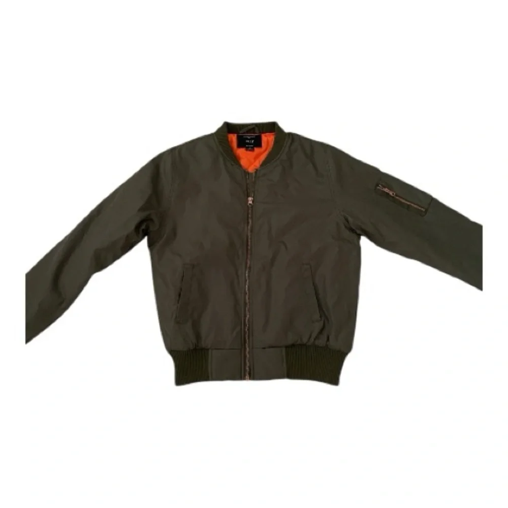 ♥️Iris♥️ Ladies Olive Bomber Jacket Size (Med)